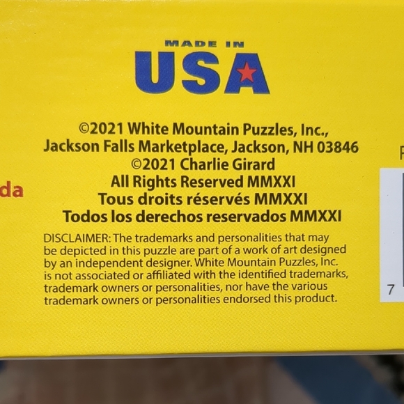 White Mountain I Love Florida Puzzle - Colorful Jigsaw - Picture 3 of 4